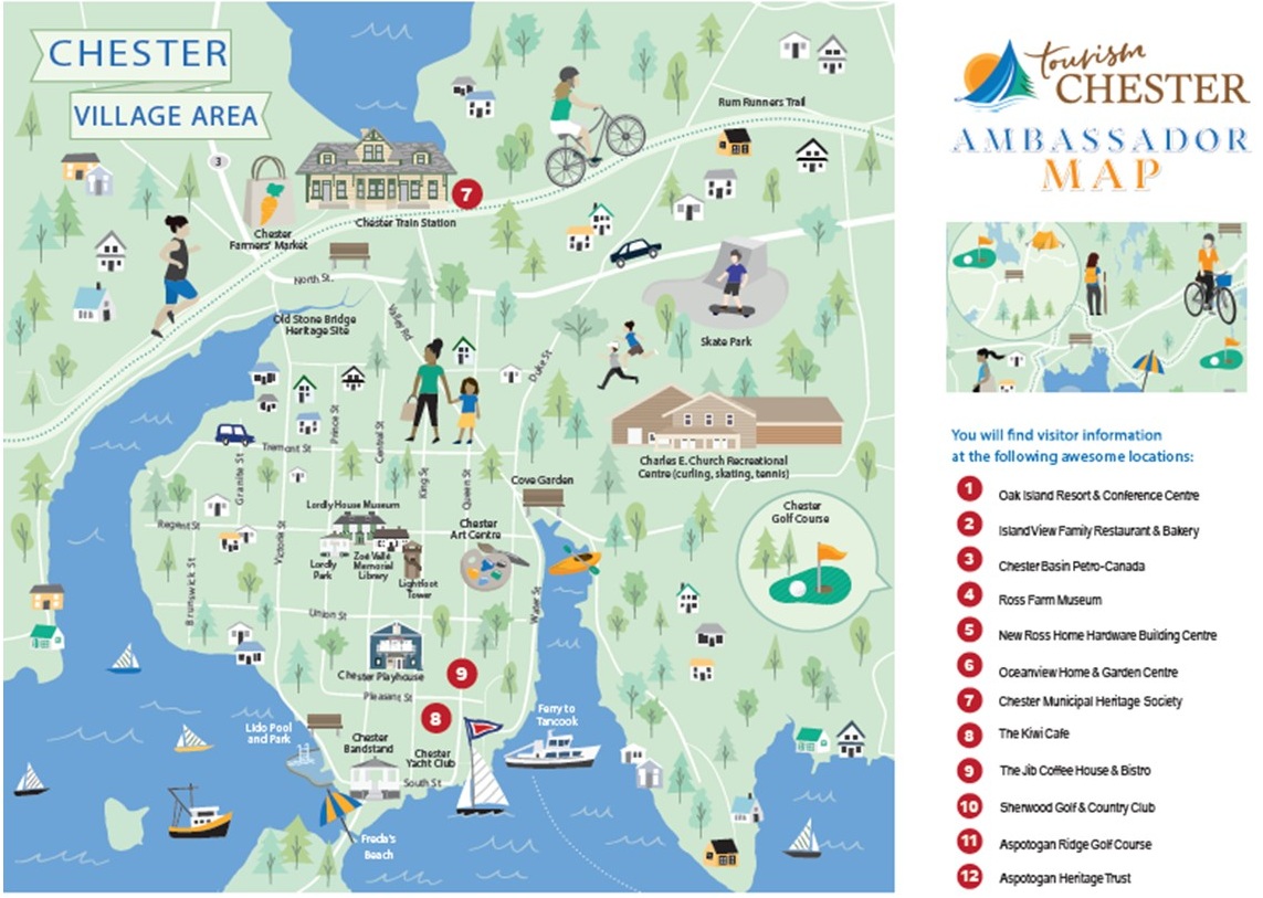Photo of the front cover of our Tourism Ambassador map