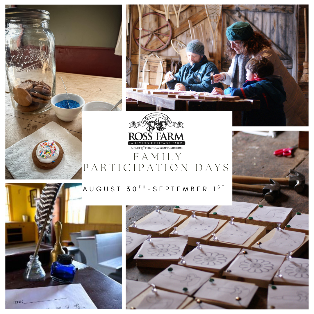 Collage of museum activities for families