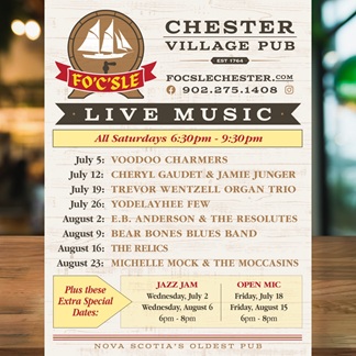 Calendar of events
