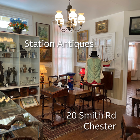 Photo of antique furniture, art, and clothes