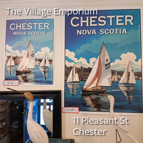 Photo of Chester posters at the Village Emporium