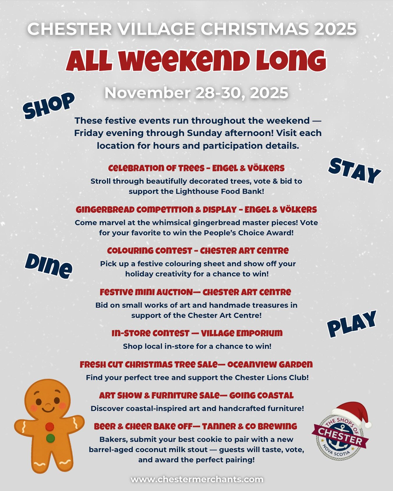 All weekend event poster