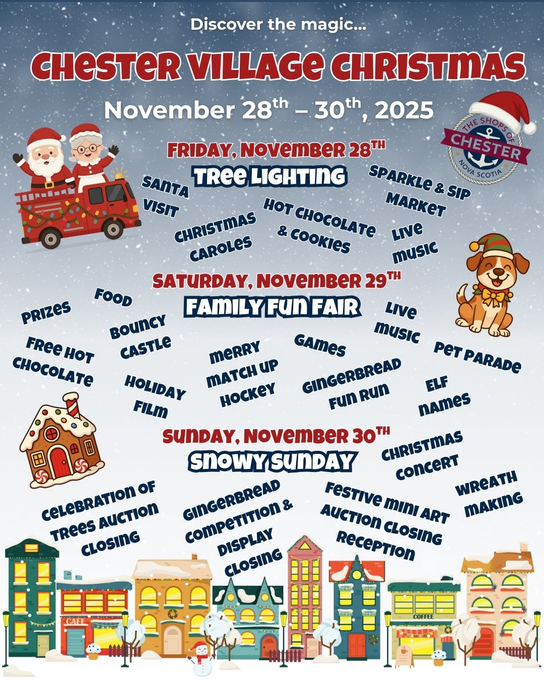Poster for Chester Village Christmas