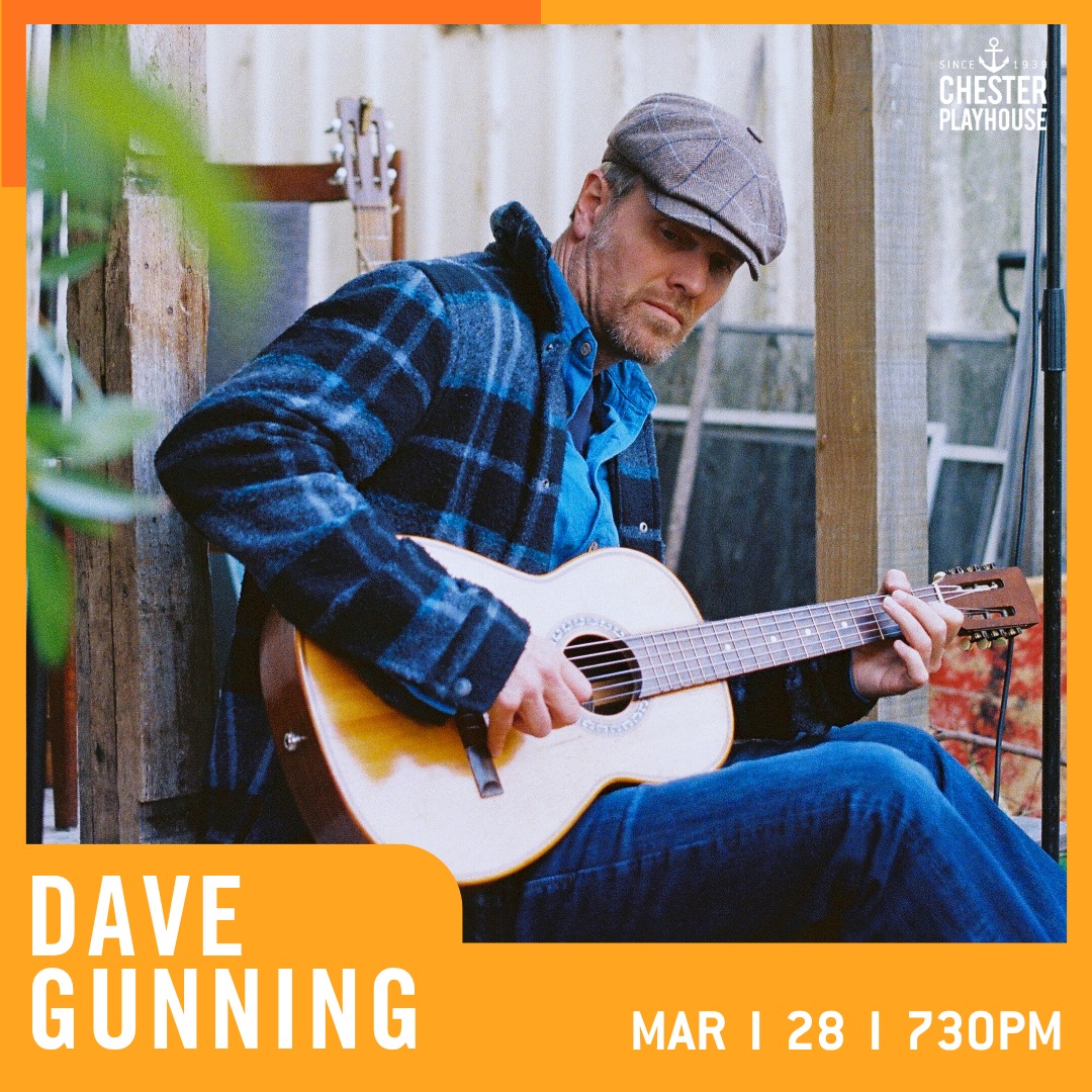 Photo of Dave Gunning playing guitar.