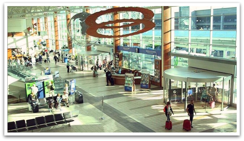 Halifax International Airport arrivals section