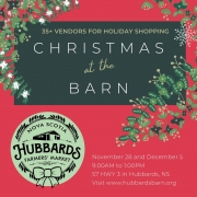 poster for Christmas at the barn