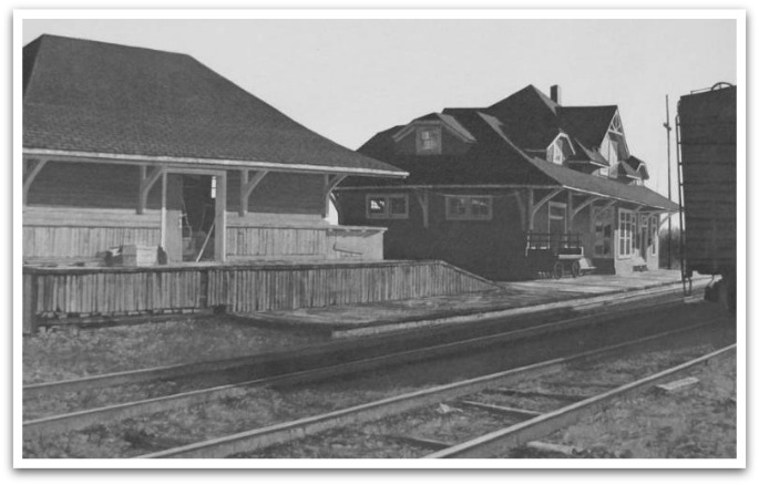 Old photo of Chester train station