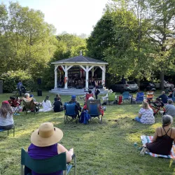Photo of people enjoying picnic in the park at lordly park