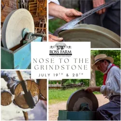 Photo of various tools being sharpened