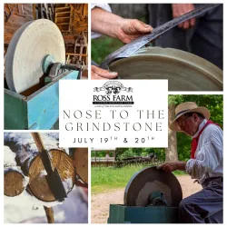 Poster of various tools being sharpened